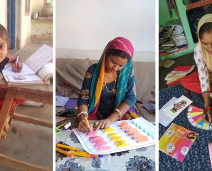 Ensuring education of rural underprivileged children during nationwide lockdown