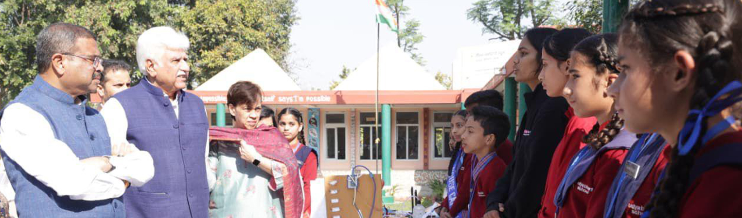 Visit of Hon’ble Minister of Education Shri Dharmendra Pradhan to Satya Elementary School, Khanpur, Ludhiana